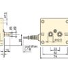 Насос Перекачки Жидкостей NittoKohki MEDO Bimor BPH Насос Bimor Liquid Pump dimension
