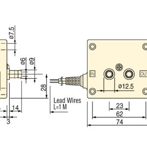 Насос Bimor Liquid Pump dimension